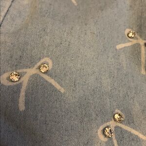 Embellished Light Blue Jeans